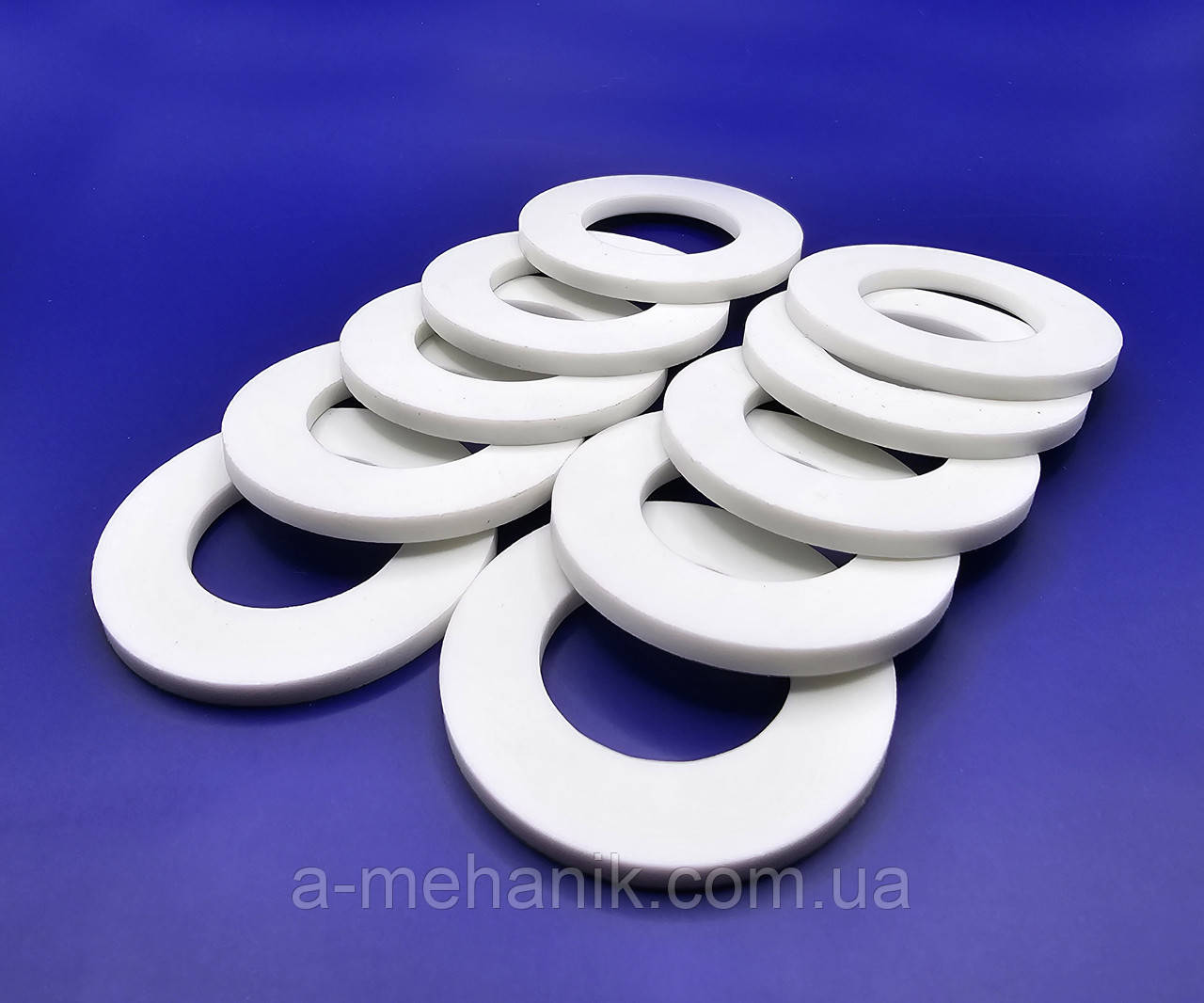 Фланцева прокладка з фторопласту, фото 1