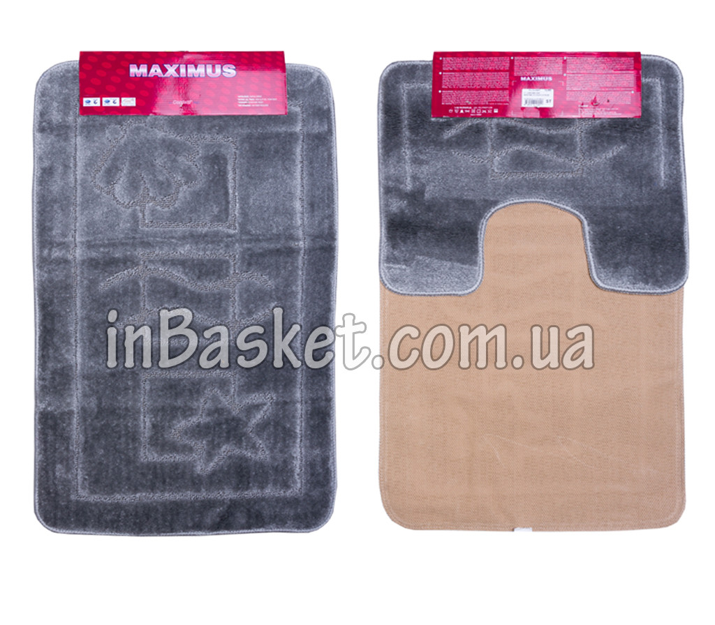 Комплект килимків для ванної "Silver seastar"