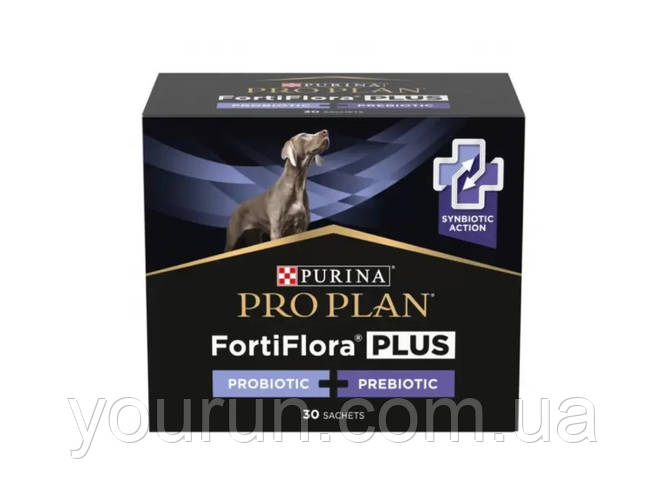 ProPlan FortiFlora Plus Пробіотик з пребіотиком для собак 30 шт х 2 г ...