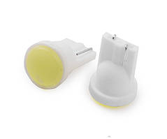 Світлодіод 12V Т10 Білий COB 3D 2W 40Lm №19