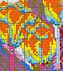 Набір для вишивання хрестиком по нанесеному на канву схемі  "Tulip 5". AIDA 14CT printed 31*30 см, фото 8