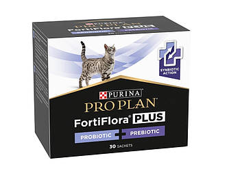 Purina ProPlan FortiFlora Plus Пробіотик з пребіотиком для дорослих котів та кошенят 30 x 1.5 г