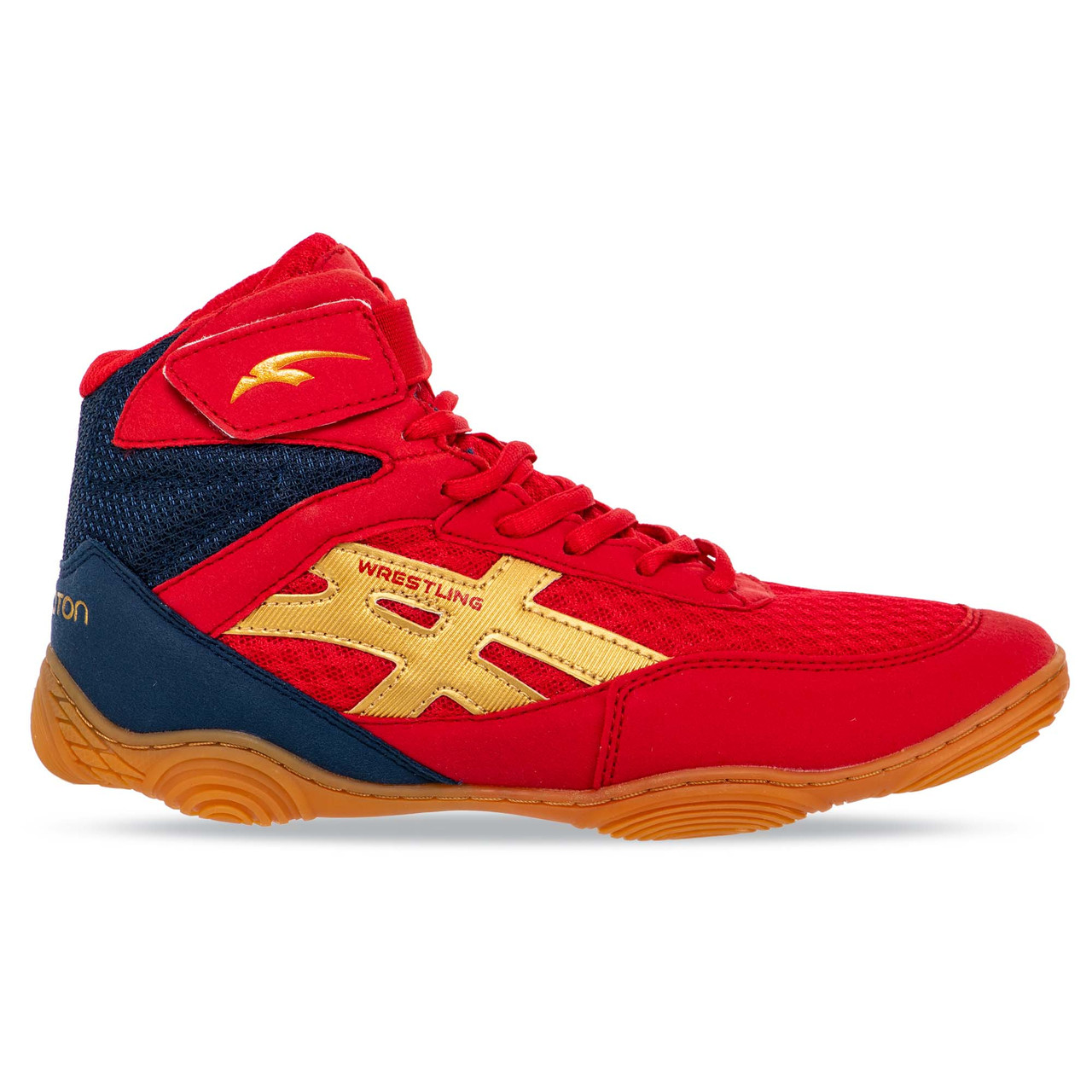 Борцовки замшеві Maraton Wrestling 4010-1 розмір 39 Red-Deep Blue