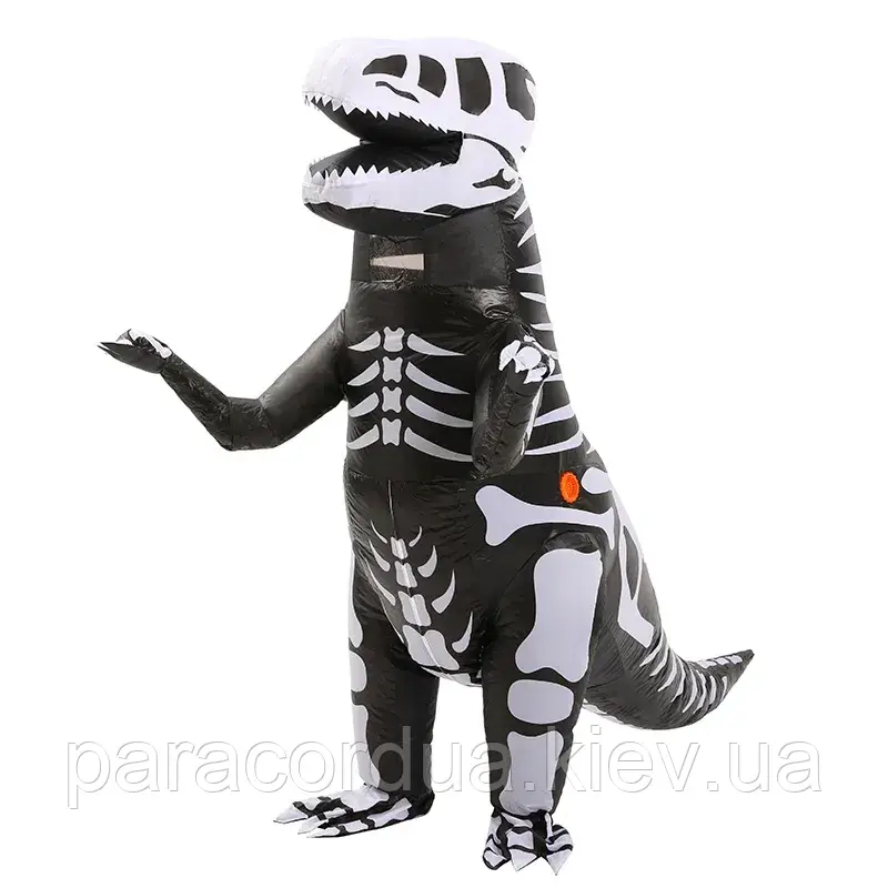 Надувний костюм Тиранозавра, T-Rex-косплей, костюм динозавра T-Rex. Тиранозавр надувний, фото 1