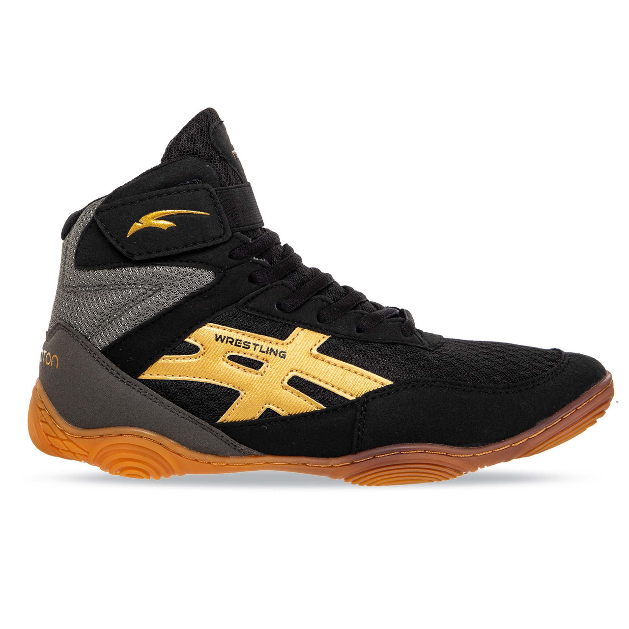 Борцовки замшеві Maraton Wrestling 4010-2 розмір 37 Black-Grey