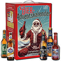 Пивной Адвент календарь Bier-Adventskalender 24 x 0,33 L