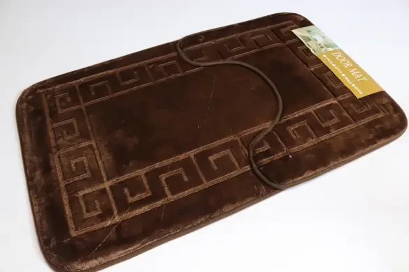 Набір килимків для ванної Велюр 50x80 см brown