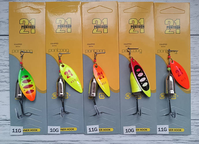 Набор Блесна Вертушки Pontoon 21 10гр 5шт (ID#1789848196), цена: 250 ...