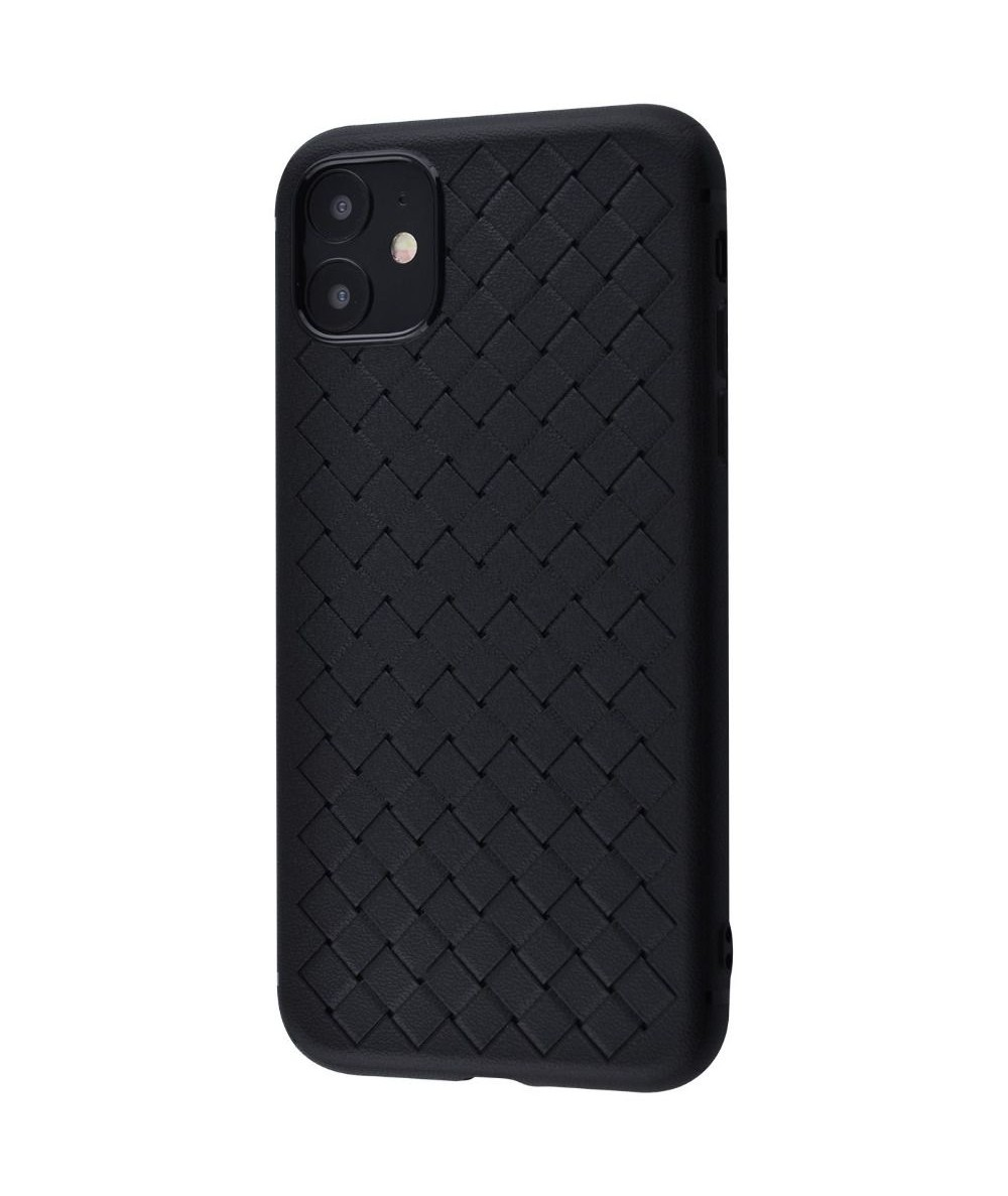 Плетений чохол XO Bottega Veneta для iPhone 11 Чорний