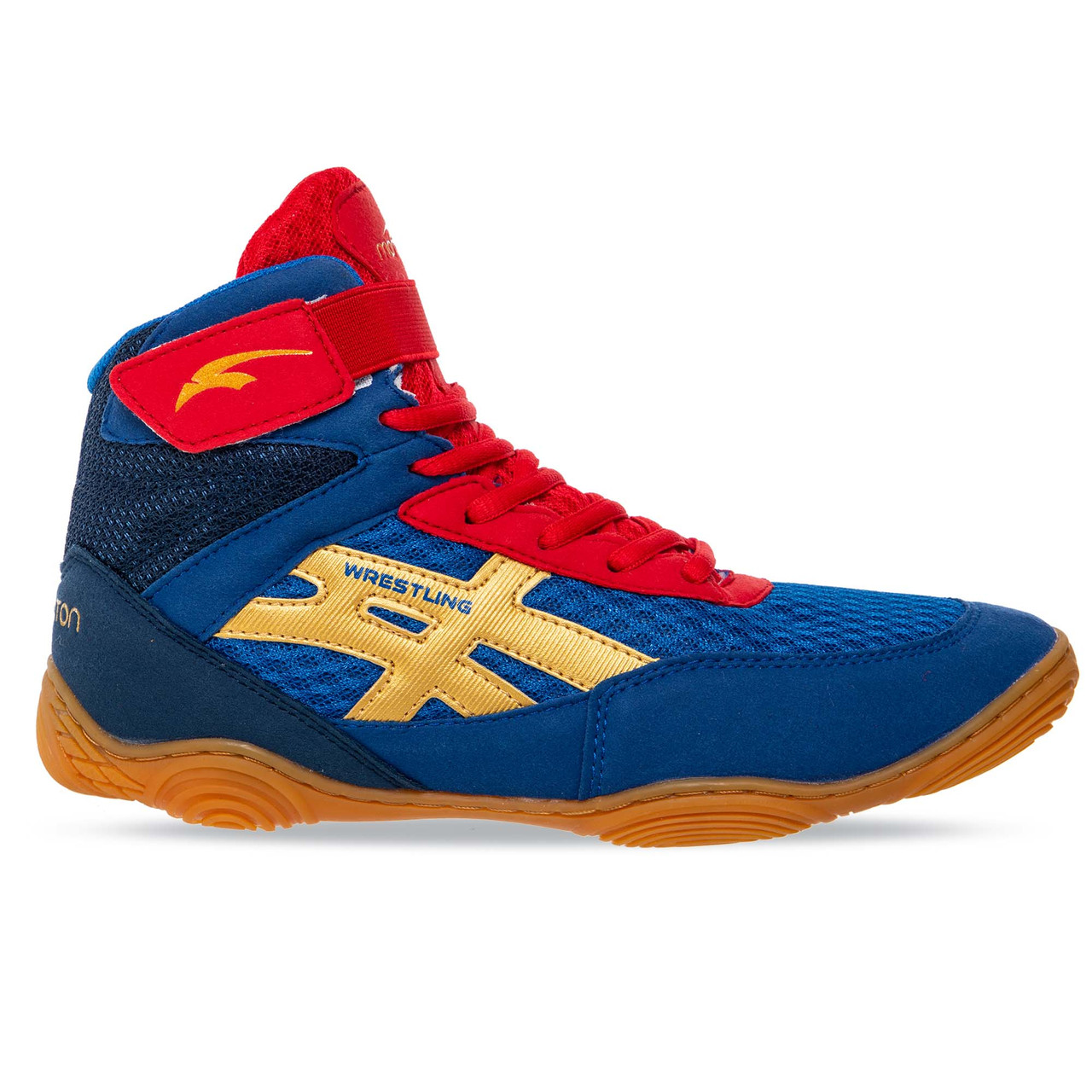 Борцовки замшеві Maraton Wrestling 4010-1 розмір 37 Blue-Red