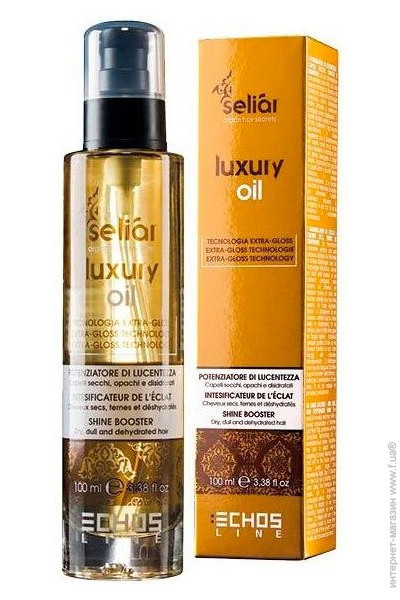 Олія для блиску волосся Echosline Seliar Luxury Oil 100 мл (8033210295128), фото 1