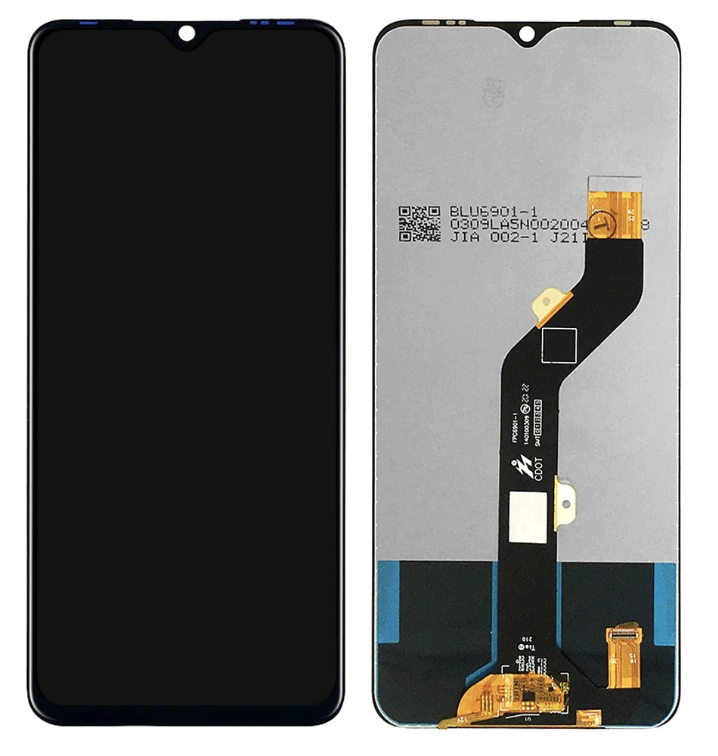 Дисплей (екран) для Tecno Spark 5 Air KD6 + тачскрин, чорний