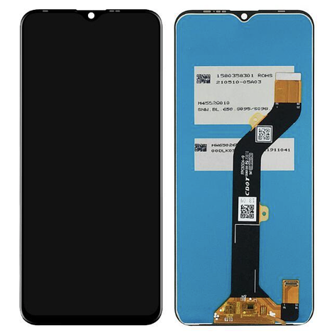Дисплей (екран) для Tecno Spark 6 Go KE5J/Spark Go 2020 KE5S + тачскрин, чорний, p/n: TXDI650CBAPU-5V3F, фото 1