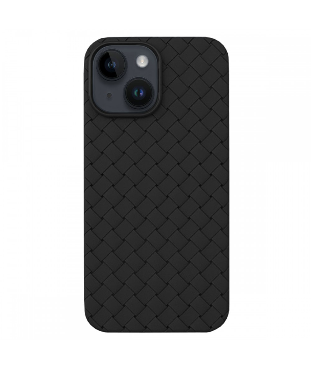 Плетений чохол XO Bottega Veneta для iPhone 13 Чорний