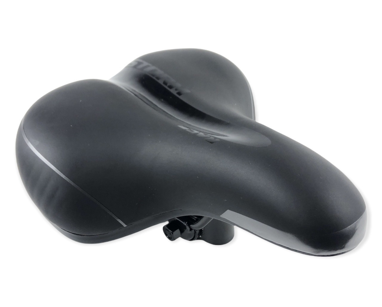 Сідло велосипедне Baisike N831 Комфорт, чорне 250х200 мм, фото 1