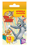 Крейда кольорова Tom and Jerry , 12шт.TJ02631
