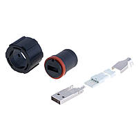 USB-A "папа" 4 контакта. WP-UAC1L-A04S Emico