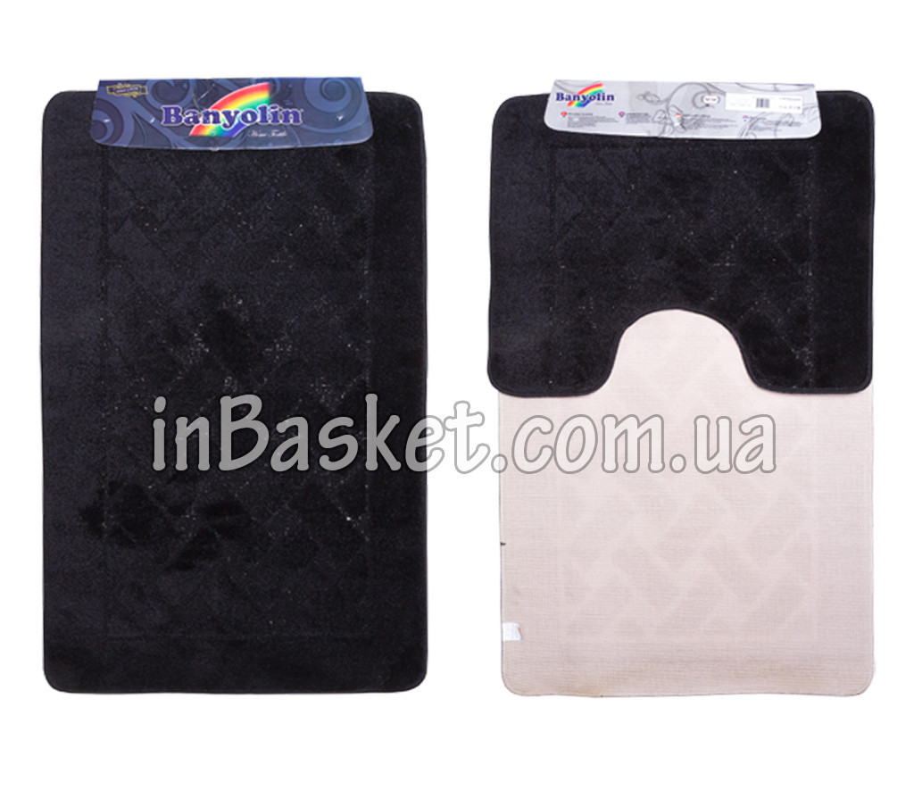 Комплект килимків для ванної "Black liana"