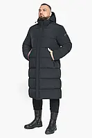 Braggart Dress Code | Мужская брендовая графитовая куртка на зиму модель 59900