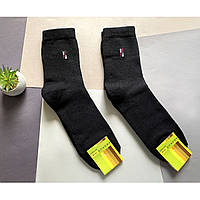 Шкарпетки чоловічі високі теплі ( махра ) . Розмір 39-42. ТМ КРОКУС. ЖИТОМИР. Чорні