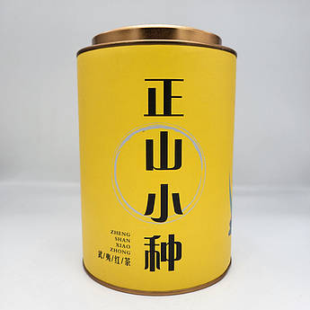 Справжній китайський улун чорний чай великолистовий Zhengshan Xiaocheng розсипний 400 г у жестяній банці