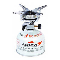 Газовая горелка Kovea Hiker KB-0408 (горелка газовая ультралегкая туристическая, раскладная плитка)