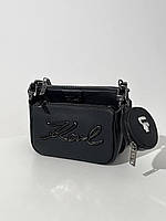 Женская сумка Karl Lagerfeld Pochette Metall Black