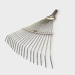 Садовий інструмент ГРАБЛі веерні метал золото