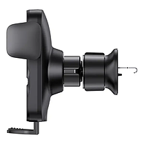 Автомобільний тримач холдер із БЗУ Baseus Wisdom Auto Alignment Car Mount Wireless QI 15W Air Outlet CGZX000001 Black, фото 5