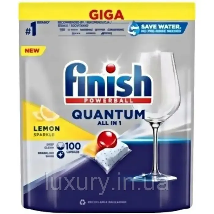 Таблетки для посудомийних машин Finish Quantum 100