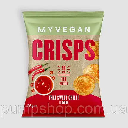 Протеїнові чіпси для веганів MyProtein Vegan Protein Crisps 25 г (11 г білка), фото 2