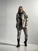 Женская тактическая одежда теплая военная форма, Камуфляжный армейский костюм осень зима комплект на флисе XXL