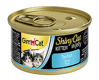 Набор влажного корма для котят с тунцом GimCat Shiny Kitten 6 шт*70 г