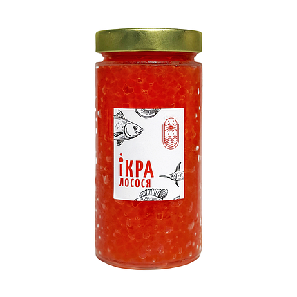 Ікра преміум «Лосось» 0,5кг, фото 2