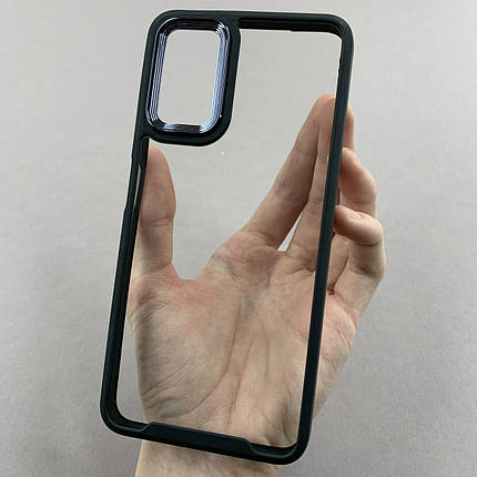 Чохол для Xiaomi Redmi 9T прозорий з бортиком для камери чохол на телефон сяомі редмі 9т чорний k6h, фото 1