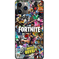 Силіконовий чохол бампер для Iphone 11 Pro Max з картинкою Fortnite Фортнайт