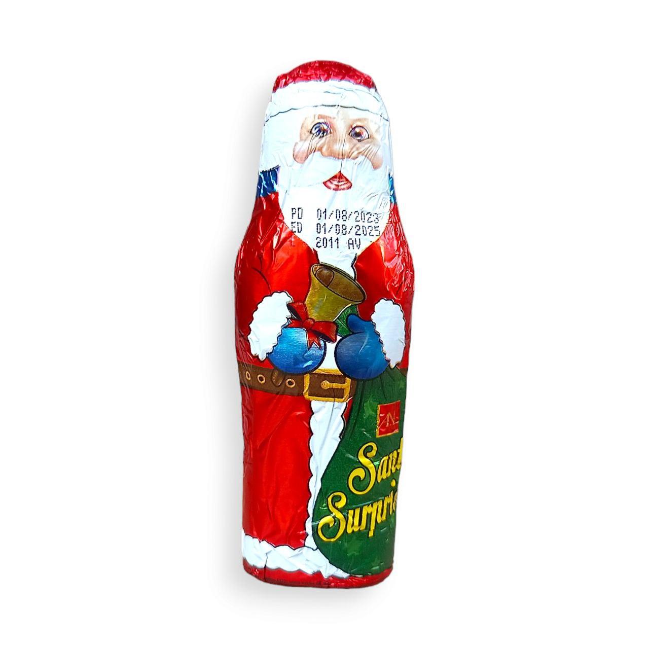 Шоколадный Дед Mороз с подарком 24шт. в уп. ANL choco Santa Surprise, 38гр (Турция) - фото 1 - id-p2007341608