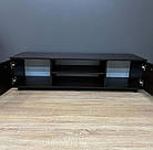 Тумба під ТВ венге з полицями та дверима - Тумба під телевізор, фото 3