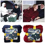 Плед толстовка з рукавами Huggle — плед флісовий м'яке худі ковдра тепле зручне комфортне худі, фото 5