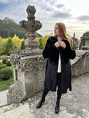 ШУБА З ХУТРА НОРКИ