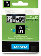 Картридж Dymo с пластиковой лентой системы D1 для термопринтеров 24 мм х 7 м S0720920