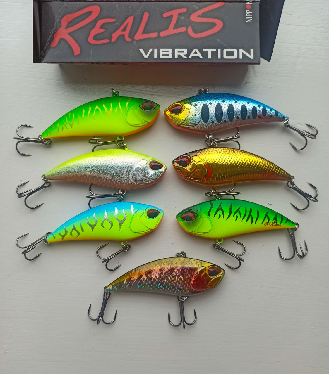 Воблер Ратлін Realis Vibration G-Fix 70 mm 7шт Набір