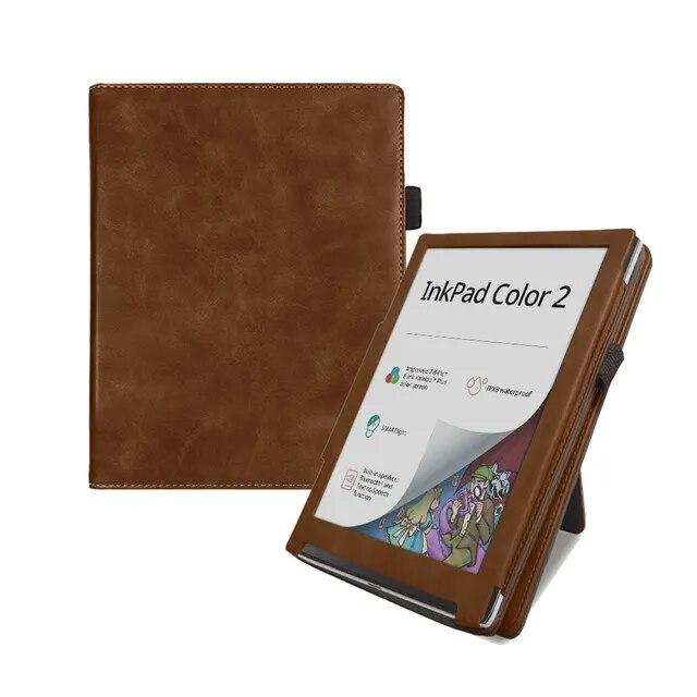 Чохол для PocketBook InkPad Color 2/3 коричневий — обкладинка для Покетбук 743С (PB743C)