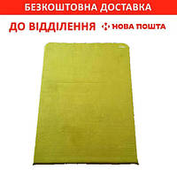 Коврик самонадувающийся Tramp COMFORT DOUBLE olive 185x130x5 (UTRI-011)(TRI-011)