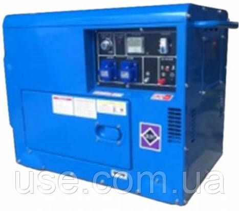 Генератор 3.3 кВт, 3300 Вт, Kuyia TMG3500S KVA однофазний дизельний генератор, 240 V