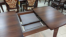 Обідній стіл для маленької кухні Джаз Модуль Люкс, темний горіх, фото 3