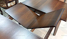 Обідній стіл для маленької кухні Джаз Модуль Люкс, темний горіх, фото 2