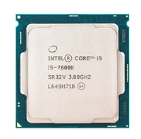 Процесор s1151 Intel Core i5-7600k 3.8-4.2Hz 4/4 6MB DDR3L 1333-1600 DDR4 2133-2400 HD Graphics 630 91W б/в