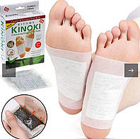 Пластырь для ног Kiyome Kinoki для вывода токсинов и очищения организма 10 шт упаковка Белый SS&V