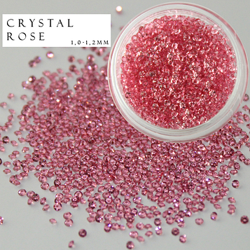 Хрустальна крихта, кристал піксі, Crystal Pixie, 100 шт./пач. рожевий